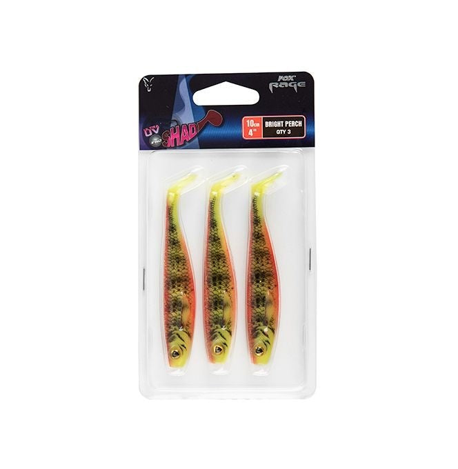 SHAD FOX PRO SHAD BRIGHT UV PERCH 10CM 3BUC/PLIC
