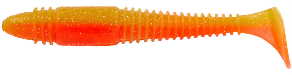 SHAD LUCKY JOHN TIOGA FAT Orange Chart 9.9cm 5buc/plic