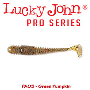 SHAD LUCKY JOHN Tioga Green Pumpkin 8.6cm 3.9g 6buc/plic