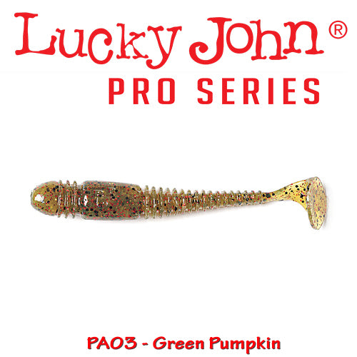 SHAD LUCKY JOHN Tioga Green Pumpkin 8.6cm 3.9g 6buc/plic