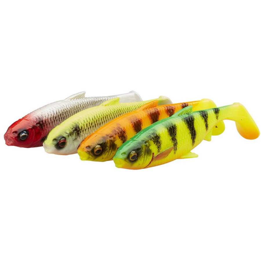 SHAD SAVAGE GEAR 3D RIVER ROACH 8CM 5G DARK WATER MIX 4BUC/PLIC