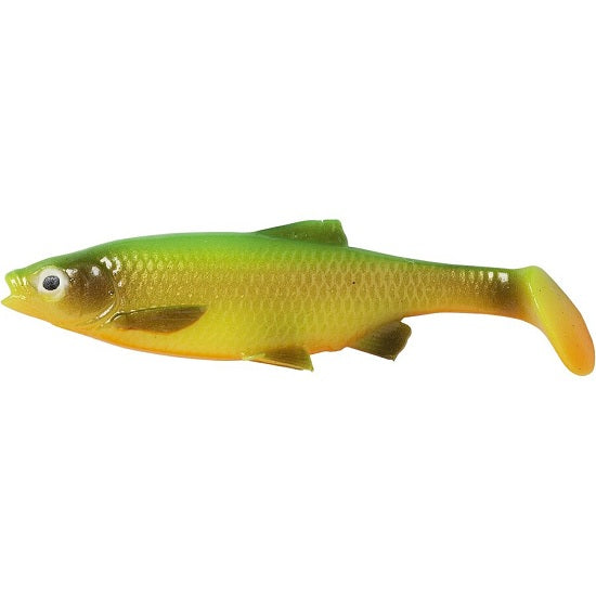 SHAD SAVAGE LB ROACH PADDLE TAIL 10CM/10G FIRETIGER 4BUC/PIC