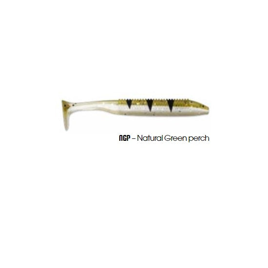 SHAD STORM SLOP HOPPER NATURAL GREEN PERCH 5CM 1G 5BUC/PLIC