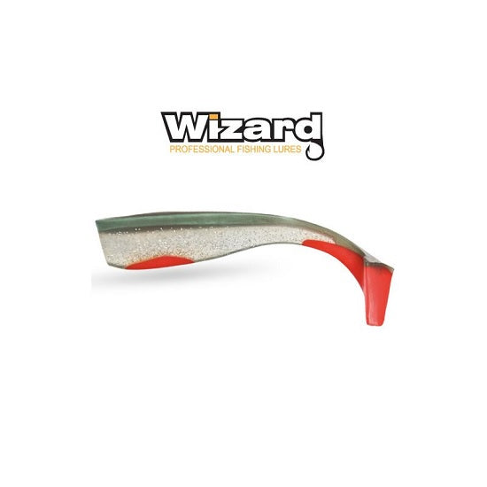 SHAD WIZARD ENERGY 10.5CM GREEN CLEAR RED