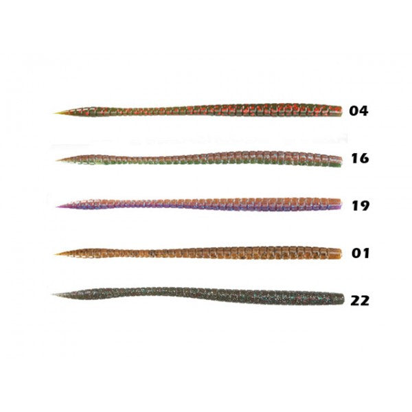 SHAKY WORM 160mm (7 Buc/Pac)-01 - GREEN PUMPKIN 