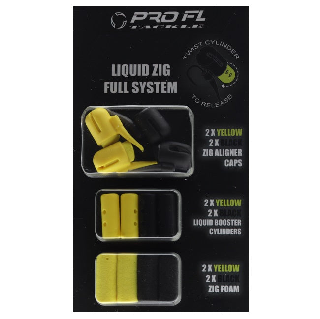SISTEM COMPLET ZIG RIG PRO FL PT LICHID Galben Negru