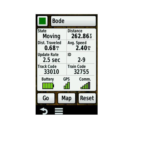 SISTEM MONITORIZARE GPS GARMIN ATEMOS 100 KT15 PTENTRU CAINI