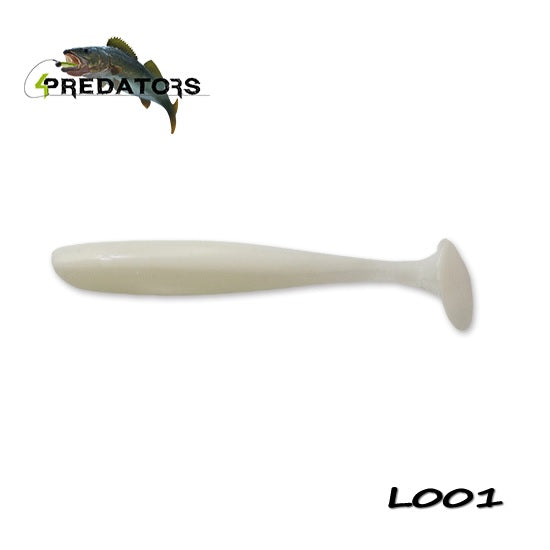 SLIM SHAD 4PREDATORS FLOATING 9CM / 5BUC / 4.3GR WHITE