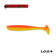 SLIM SHAD 4PREDATORS FLOATING 9CM L024 Orange Red Silk 5 buc/plic