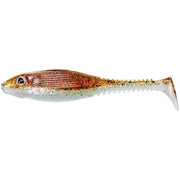 SOFT BAIT SENSAS GUNKI GRUBBY SHAD 6 BRN SUG.GR.&amp;RED FL 10BUC/PLIC