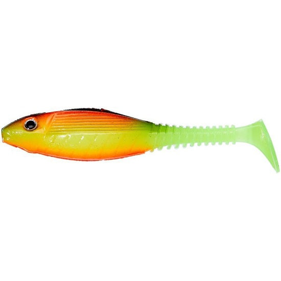 SOFT BAIT SENSAS GUNKI GRUBBY SHAD 6 UV BLACK CHICKEN 10 buc/plic 