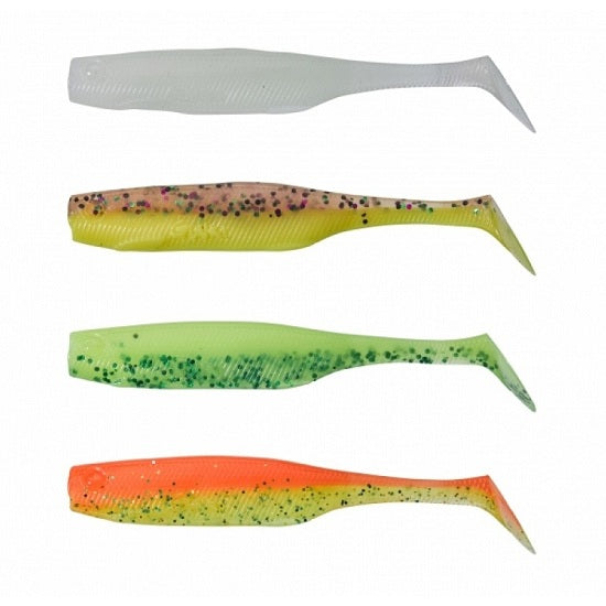 SOFT BAIT SENSAS GUNKI PEPS DARK WATER KIT II 9CM 4BUC/PLIC
