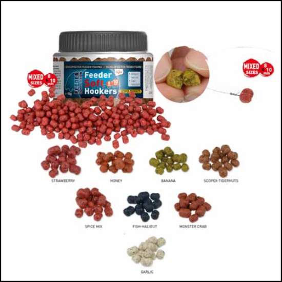 SOFT HOOKERS CARP ZOOM FEEDER COMPETITION 8-10MM 90GR SPICE MIX