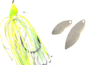 SPINERBAIT COLMIC FLATTER 1/2oz 14gr Chartreuse/White