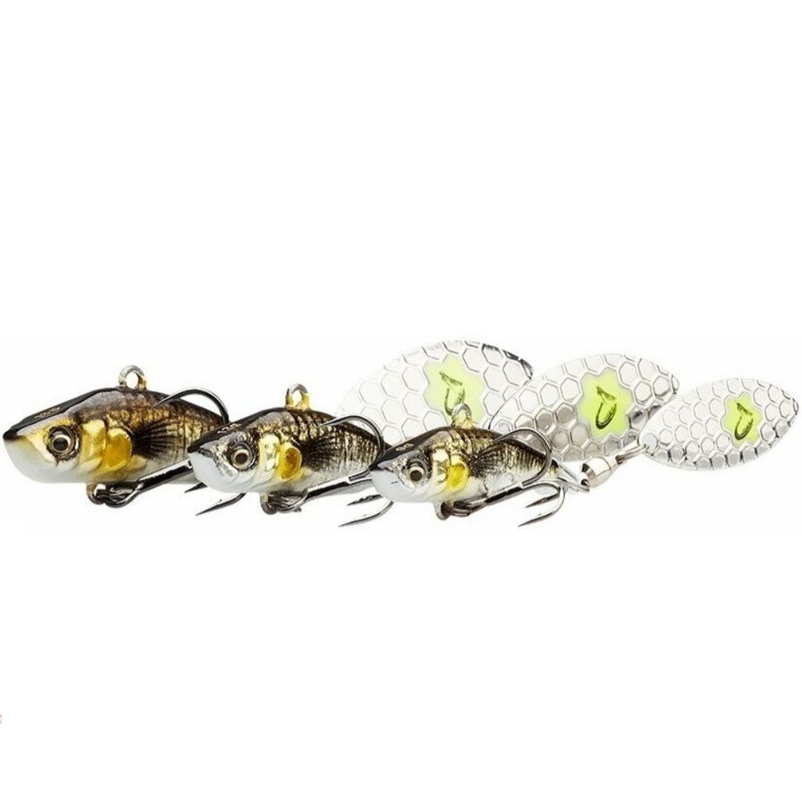 SPINNER SAVAGE GEAR 3D STICKLEBAIT TAILSPIN 6.5CM 9G SINKING BLACK RED