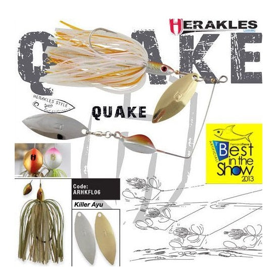SPINNERBATI COLMIC HERAKLES QUAKE 5/8oz 17.5gr Killer Ayu