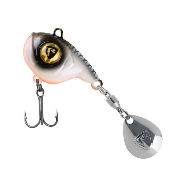 SPINNERTAIL FOX RAGE BIG EYE SPIN TAIL, BLEAK, 26G
