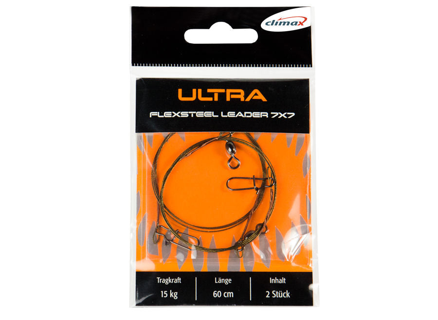 STRUNA CLIMAX ULTRA PREDATOR FLEXSTEEL LIGHT 5KG 7x7 30cm 2buc/plic