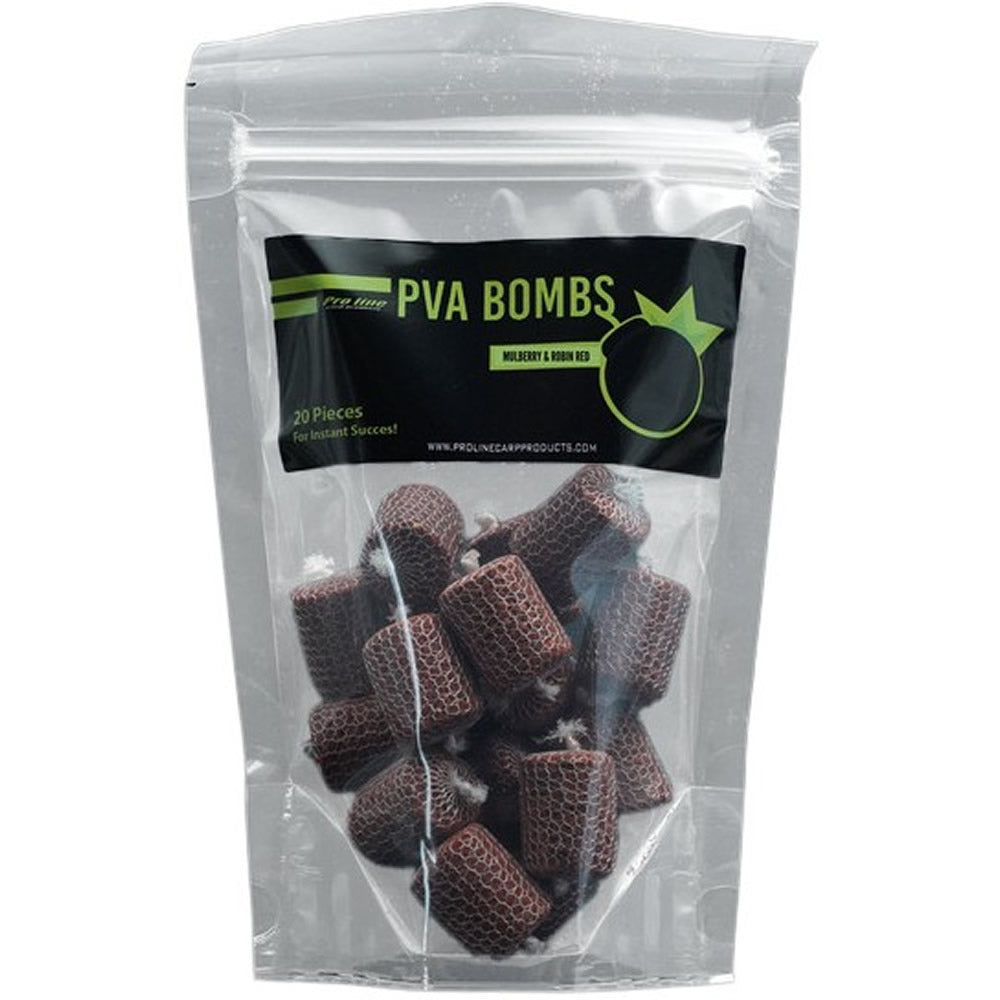 Saculeti Solubili PRO LINE Mulberry &amp; Robin Red PVA Bombs, 18buc/pac