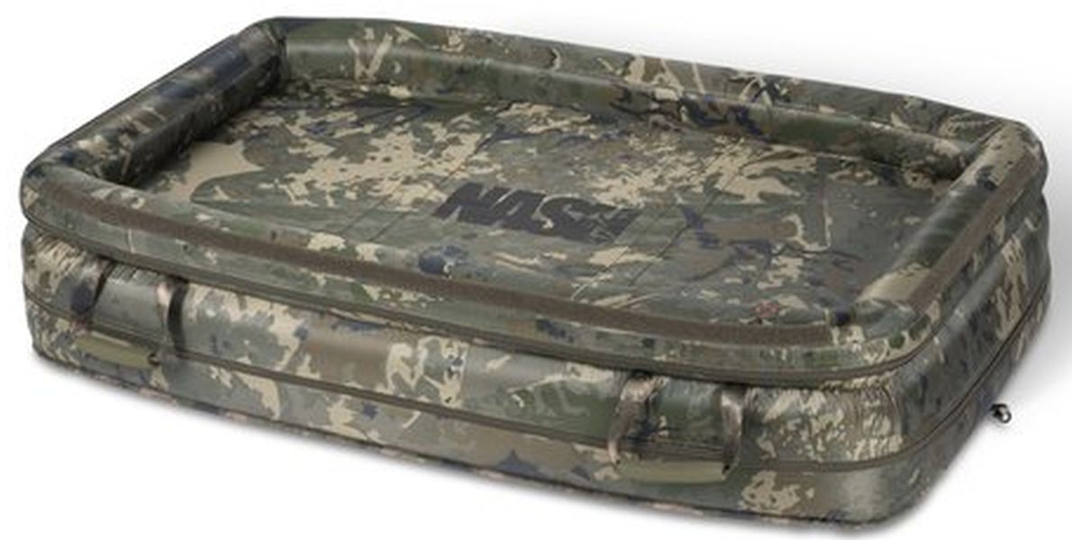 Saltea De Primire Nash Carp Care Air Cradle Camo, 100x55cm