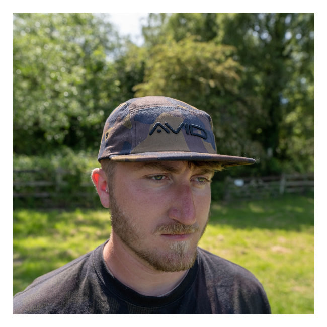 Sapca Avid Carp Camo 5 Panel Cap