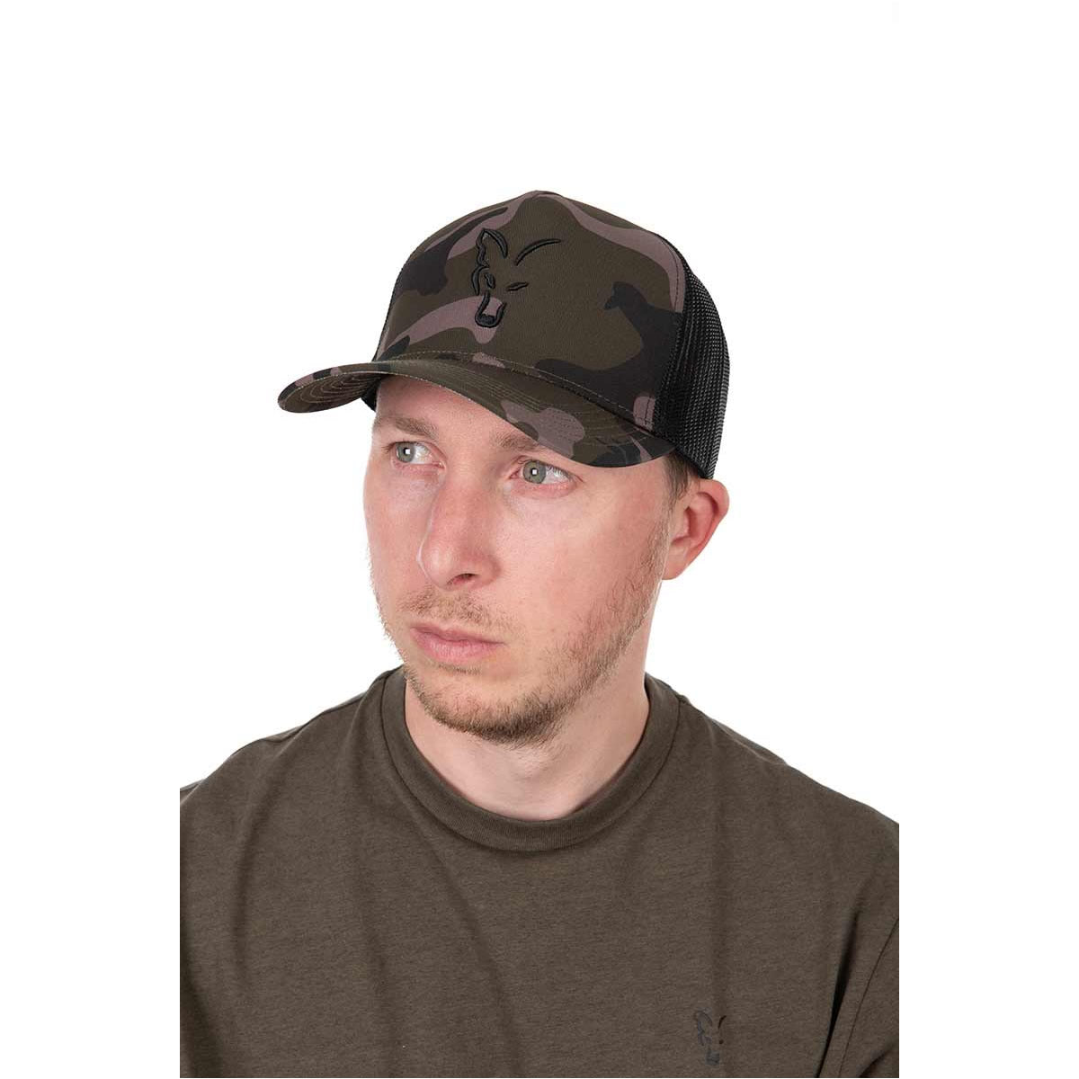 Sapca FOX Black Camo Trucker Cap, Marime Universala