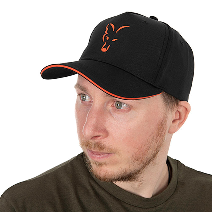Sapca Fox Collection Baseball Cap Black &amp; Orange