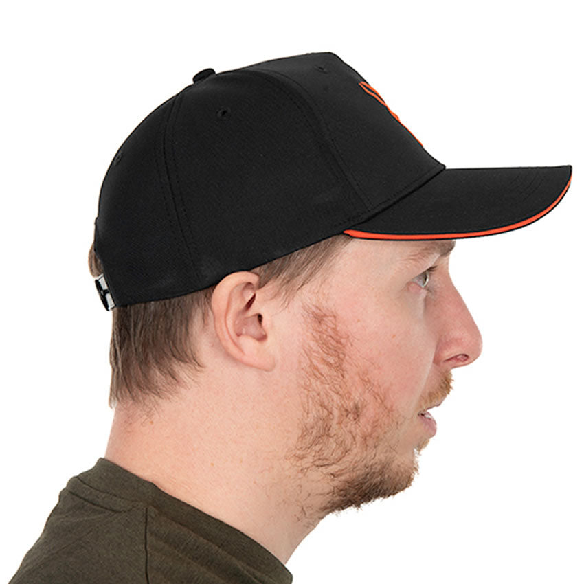 Sapca Fox Collection Baseball Cap Black &amp; Orange