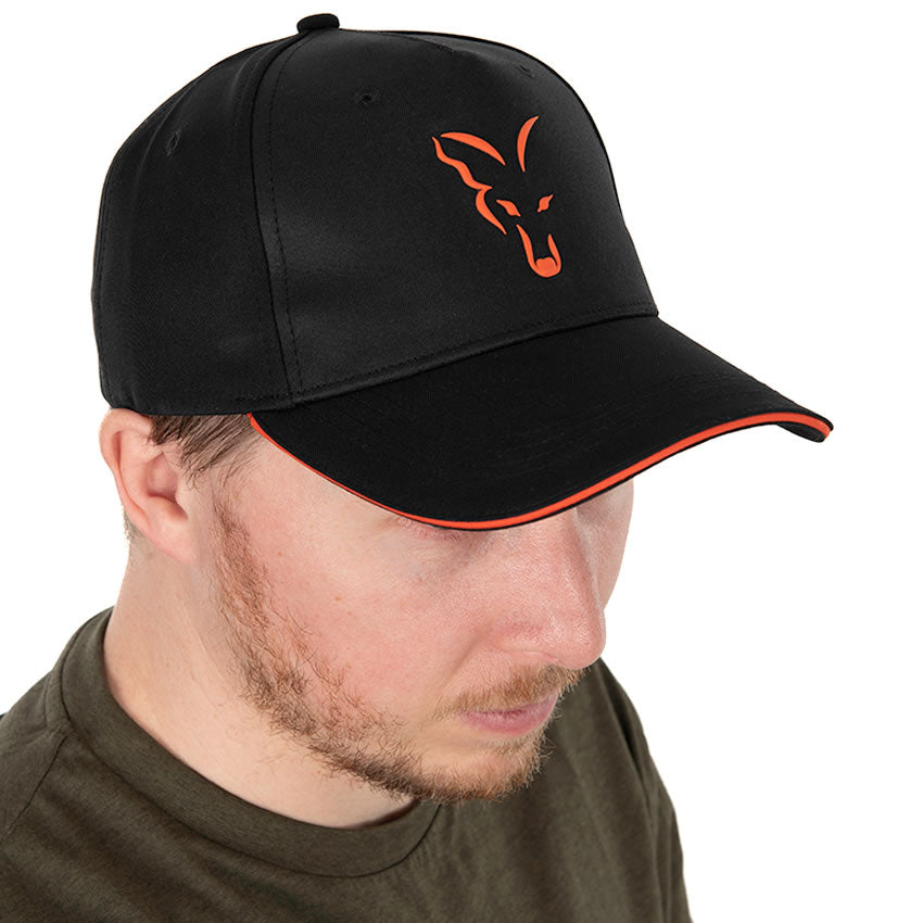 Sapca Fox Collection Baseball Cap Black &amp; Orange