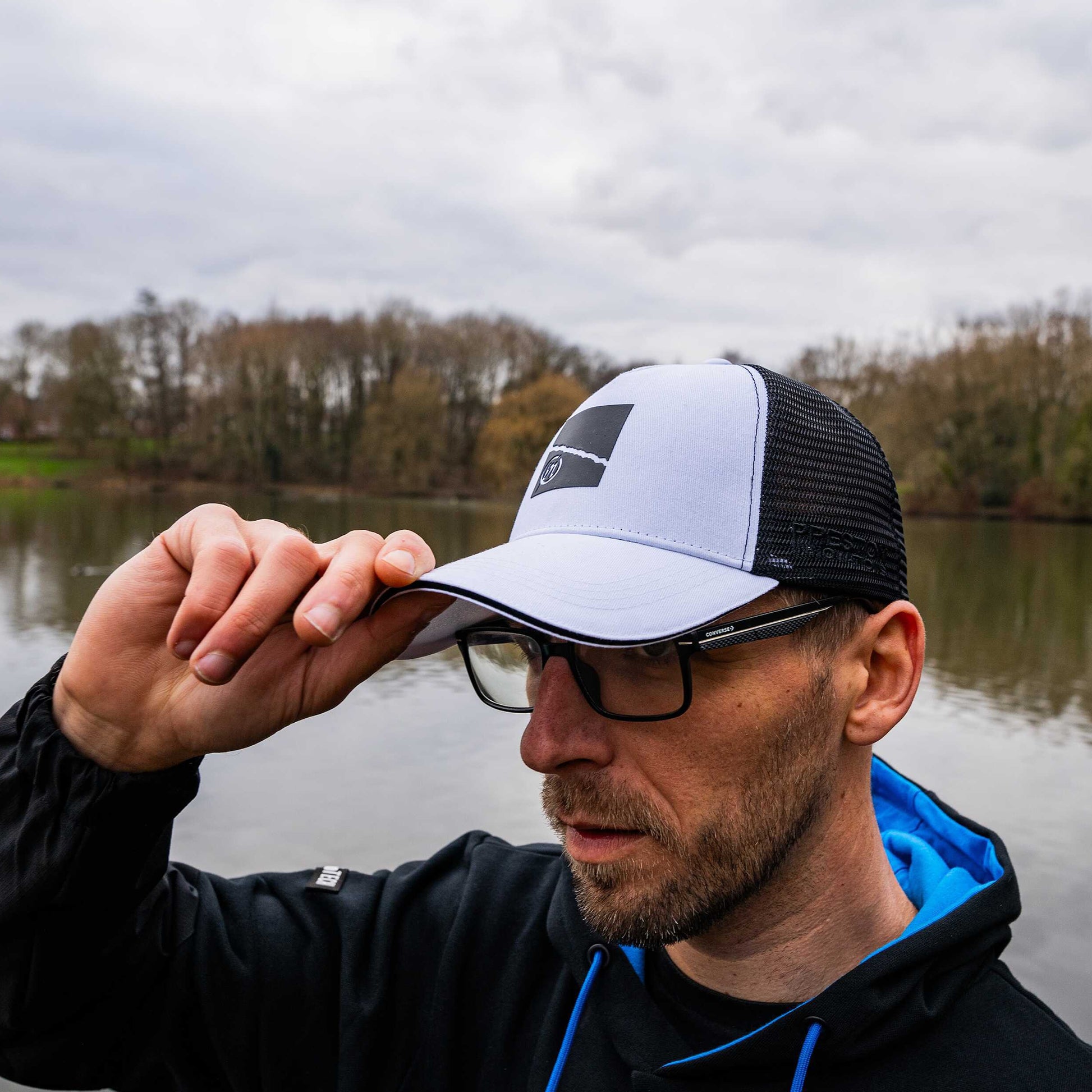 Sapca Preston White Ventamesh HD Cap