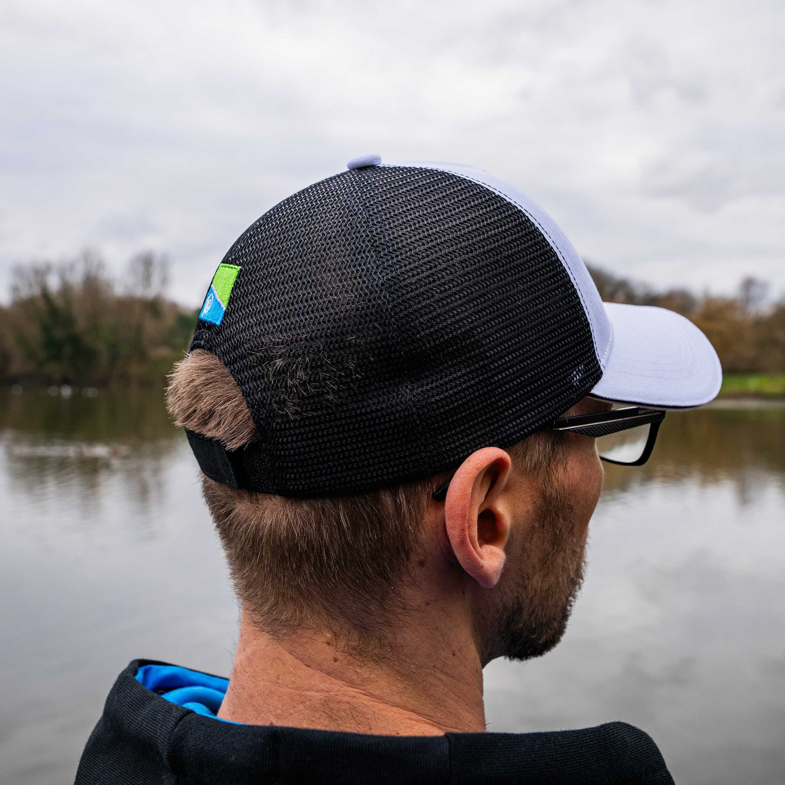 Sapca Preston White Ventamesh HD Cap