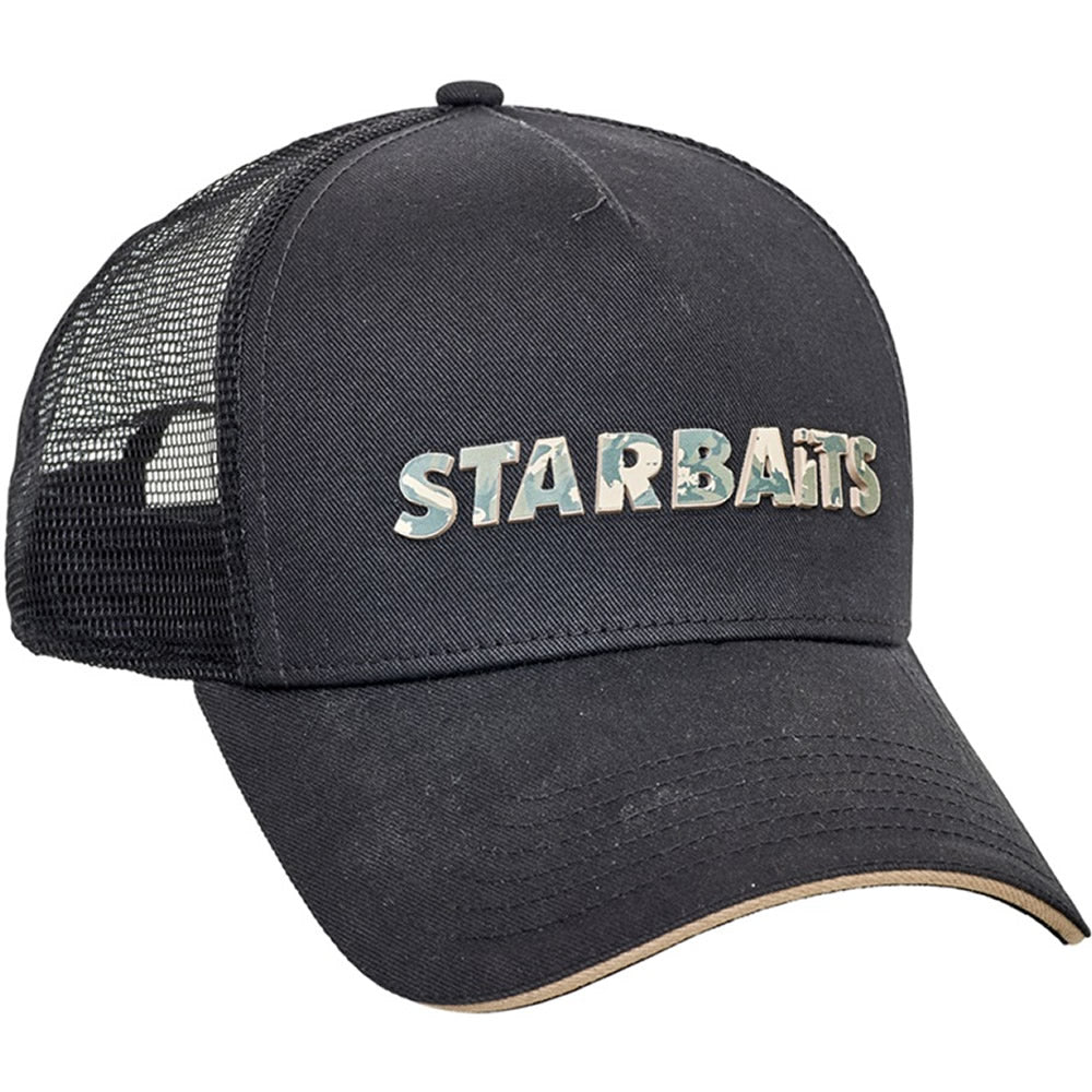 Sapca STARBAITS Black Camo, Marime Universala