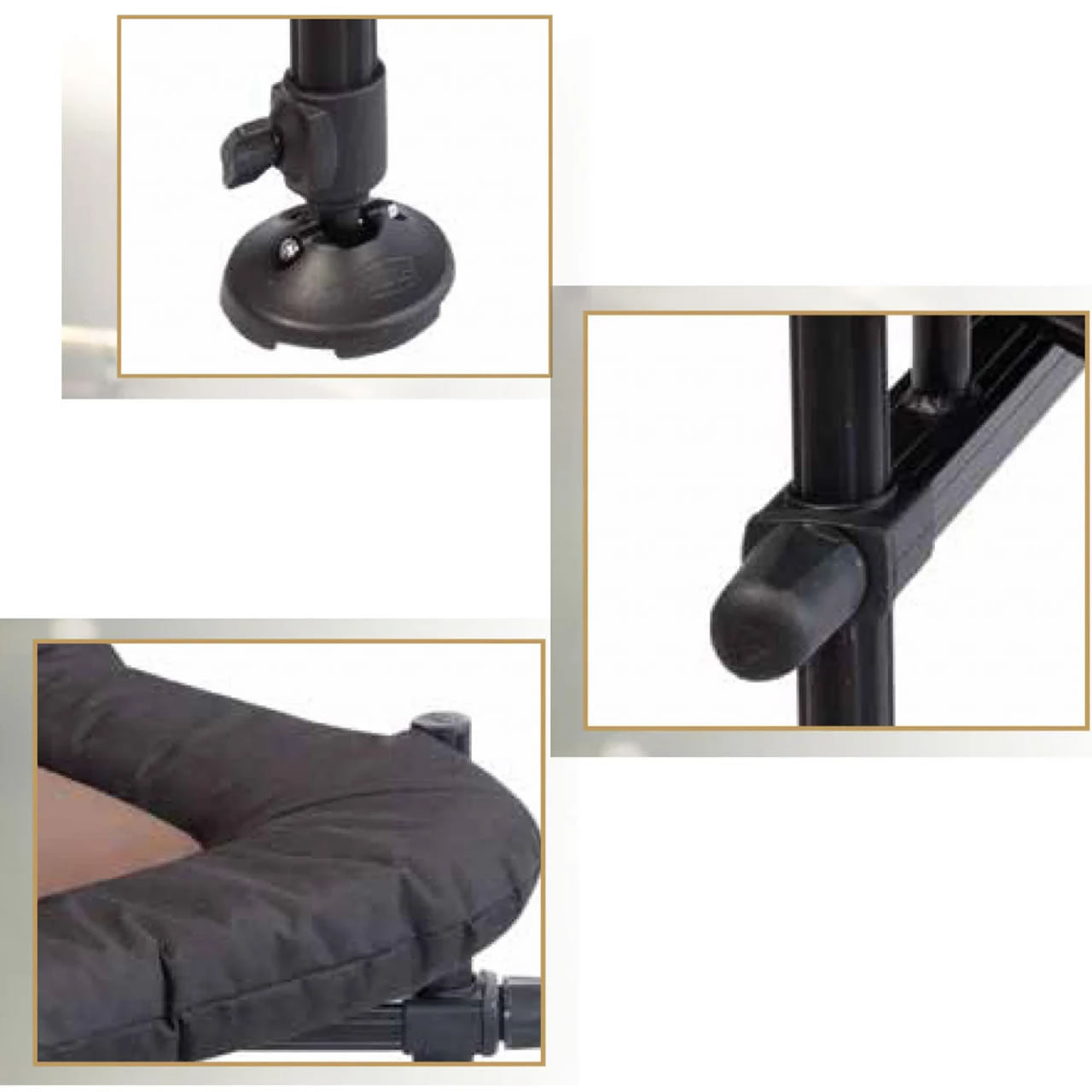 Scaun Feeder Rive D36 Siege, Negru