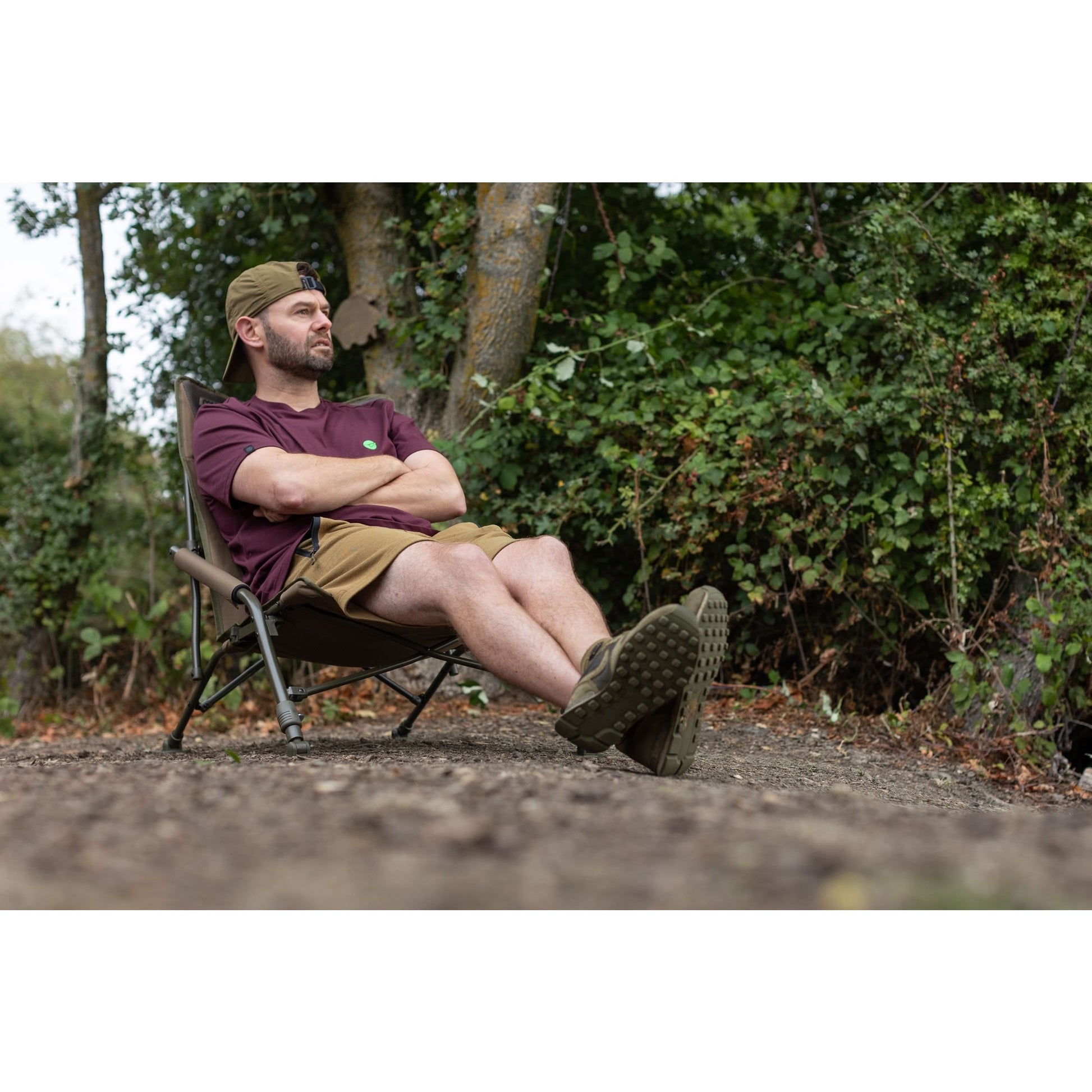 Scaun KORDA Compac Low, Olive,60x72x72cm