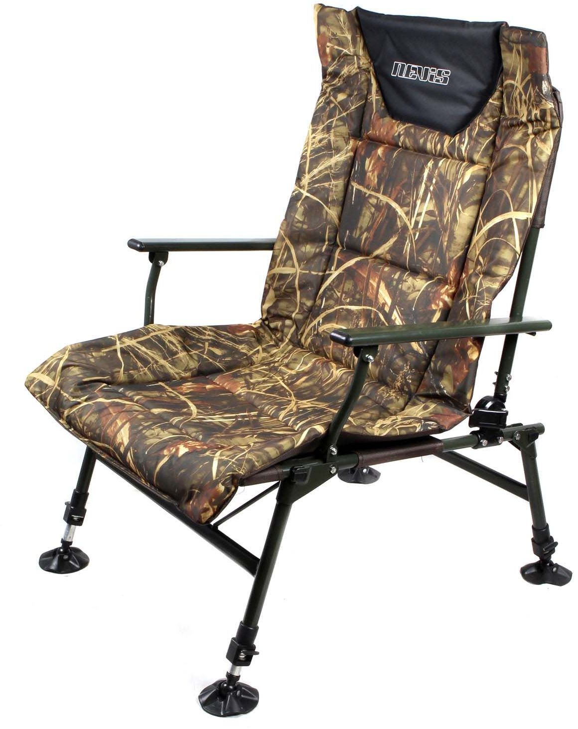 Scaun NEVIS Super Carp, Camo, 62x52x70cm