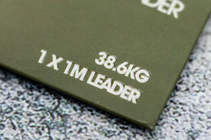 Segment ONE MORE CAST Tackle Blend Big Beast Fused Kevlar Leader, 85lbs, 1m, 1buc/pac