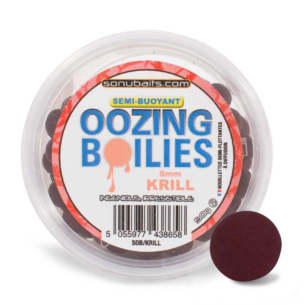 Semi Buoyant Oozing Boilies Sonubaits  Krill