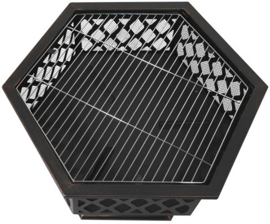 Semineu Cattara De Terasa Hexagon Cu Capac TT13008