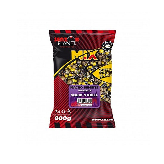 Seminte Senzor Macro Seminte Squid Krill 800g