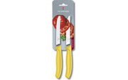 Set 2 Cutite Bucatarie Victorinox, Swiss Classic Paring Knife, Lama Zimtata 8cm, Galben