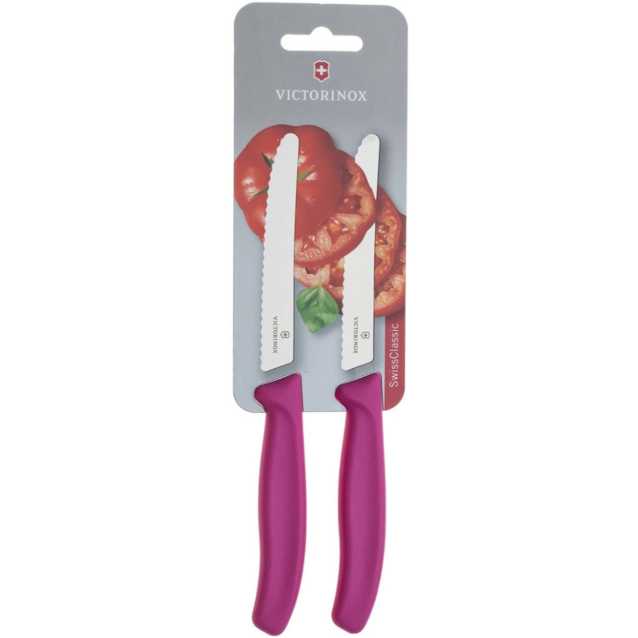 Set 2 Cutite VICTORINOX cu LAMA Zimtata, Lama 11cm, Violet
