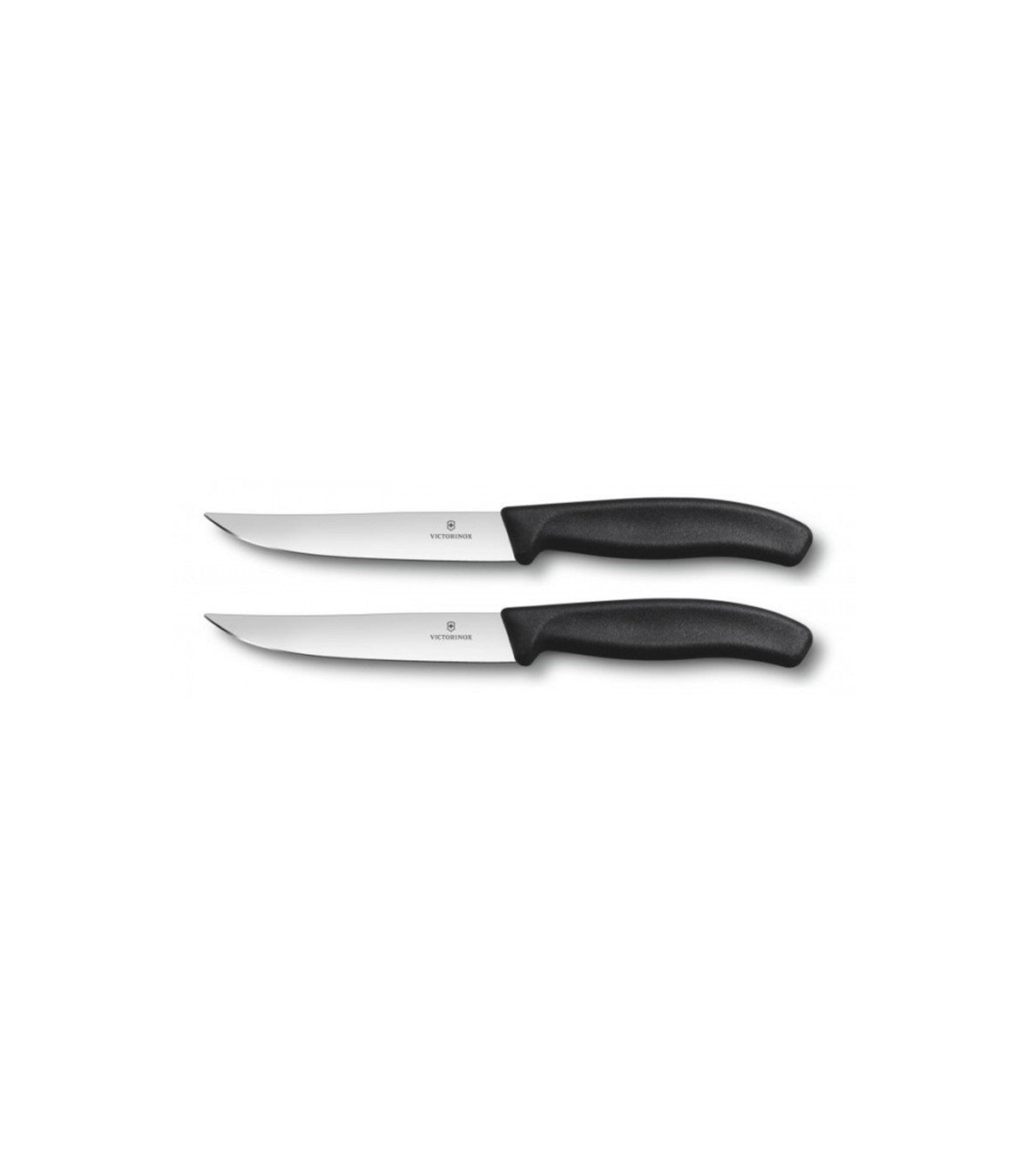Set 2 Cutite Victorinox, Swiss Classic Friptura, Lama 12cm, Negru