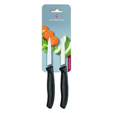 Set 2 Cutite Victorinox, Swiss Classic Paring Knife, Lama 8cm, Negru