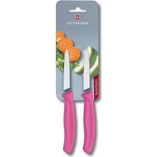 Set 2 Cutite Victorinox, Swiss Classic Paring Knife, Lama 8cm, Roz