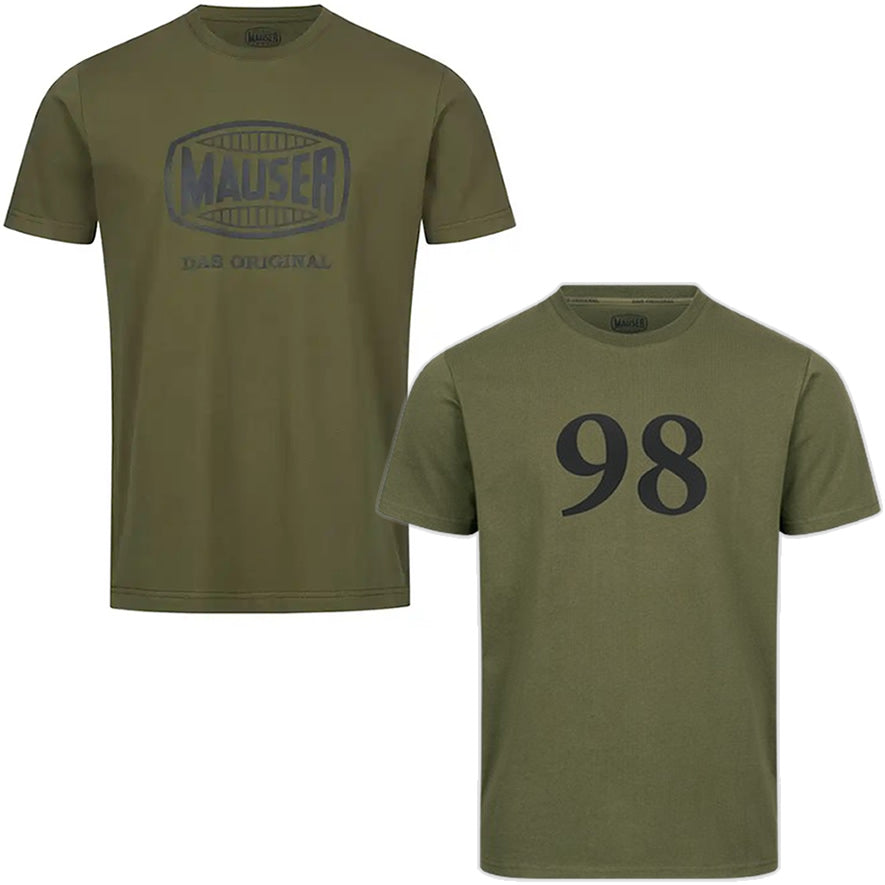 Set 2 Tricouri MAUSER 581, Dull Olive
