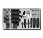Set 24 Tacamuri Victorinox Swiss Classic Table Set, Lama Zimtata 11cm, Negru