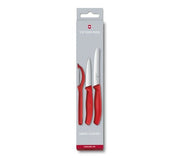 Set 3 Cutite Bucatarie Victorinox , Rosu