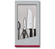 Set 4 Piese Bucatarie Victorinox Swiss Classic, Negru