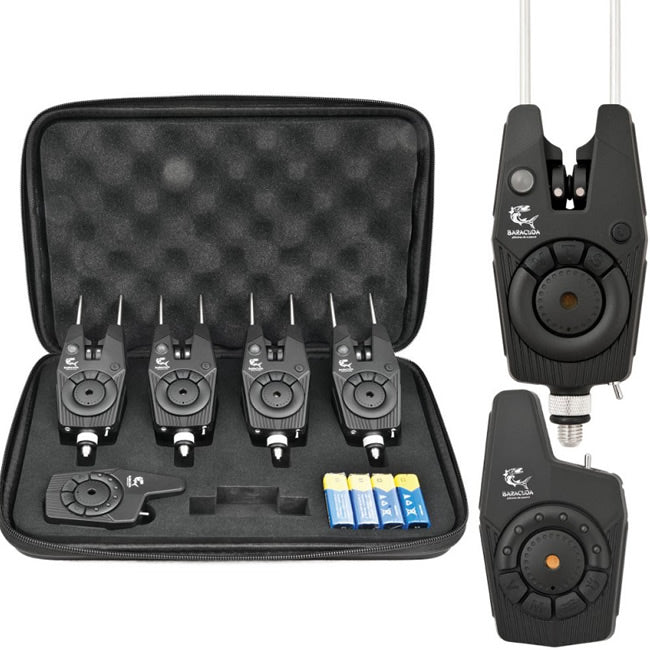 Set 4 avertizoare Baracuda   wireless RF1688 cu statie