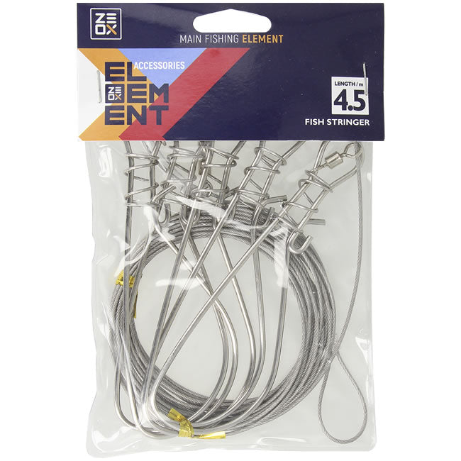 Set Agrafe Pastrare ZEOX Stainless Fish Stringer